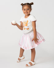 Load image into Gallery viewer, PRE ORDER - NEW SS24 Caramelo Girls Teddy Bear Tennis Skirt Set PINK 0122121
