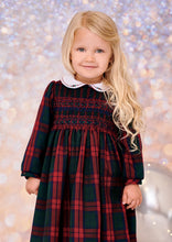 Load image into Gallery viewer, NEW AW23 Sarah louise Tartan Smocked Dress 013137
