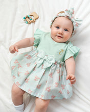 Load image into Gallery viewer, NEW SS24 Caramelo Girls Garden Baby Dress MINT 031280
