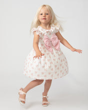 Load image into Gallery viewer, PRE ORDER - NEW SS24 Caramelo Girls Garden Bow Dress IVORY 032182