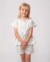 Load image into Gallery viewer, PRE ORDER - NEW SS24 Caramelo Girls Garden Shorts Set MINT 032279