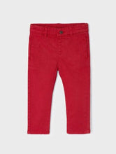 Load image into Gallery viewer, NEW AW23 Mayoral Boys Chino Trousers Red/47 521