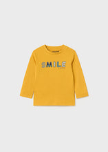 Load image into Gallery viewer, NEW AW23 Mayoral Boys Long Sleeve T-Shirt 108 Honey Yellow/15