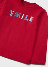 Load image into Gallery viewer, NEW AW23 Mayoral Boys Long Sleeve T-Shirt 108 Red/21