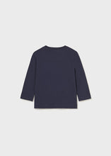 Load image into Gallery viewer, NEW AW23 Mayoral Boys Long Sleeve T-Shirt 108 Navy/22
