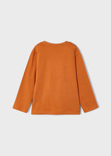 Load image into Gallery viewer, NEW AW23 Mayoral Boys Long Sleeve T-Shirt 173 Orange/55