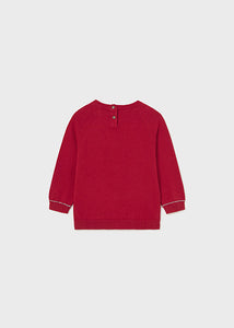 NEW AW23 Mayoral Boys Cotton Jumper 309 Red/32