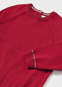 NEW AW23 Mayoral Boys Cotton Jumper 309 Red/32