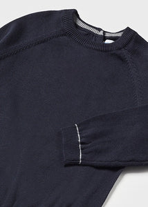 NEW AW23 Mayoral Boys Cotton Jumper 309 Navy/33