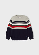 Load image into Gallery viewer, NEW AW23 Mayoral Boys Striped Jumper 4324 Navy/71