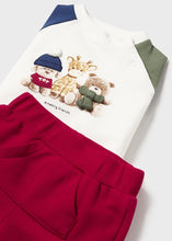 Load image into Gallery viewer, PRE ORDER - NEW AW24 Mayoral Boys 2 pack Outfit 2635 Red/88