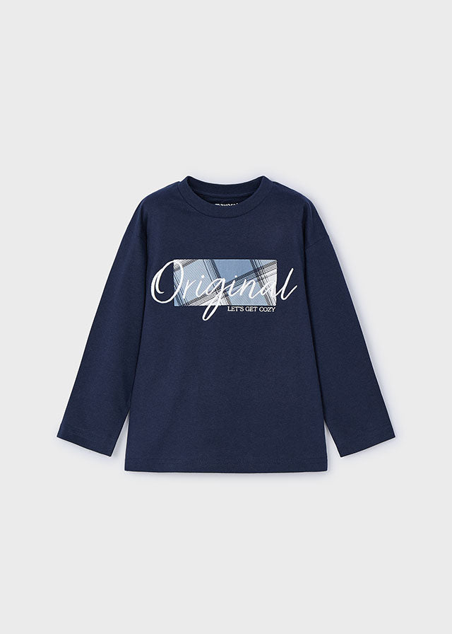 PRE ORDER - NEW AW24 Mayoral Boys t-shirt 4046 Navy/56