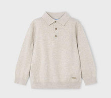 Load image into Gallery viewer, NEW AW24 Mayoral Boys Knit Polo Shirt 4102 Camel 67