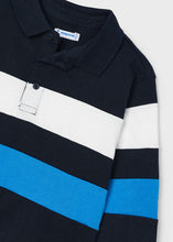 Load image into Gallery viewer, NEW AW24 Mayoral Boys Polo Shirt 4103 Blue/Black 72