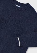 Load image into Gallery viewer, NEW AW24 Mayoral Boys Embossed Jumper 4341 navy/60