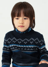 Load image into Gallery viewer, NEW AW24 Mayoral Boys Jumper 4344 blue/black 15