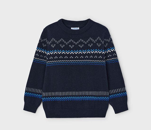 NEW AW24 Mayoral Boys Jumper 4344 blue/black 15