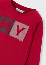Load image into Gallery viewer, NEW AW25 Mayoral Boys Long Sleeve T shirt 173 Red 85