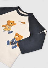 Load image into Gallery viewer, PRE ORDER - NEW AW25 Mayoral Boys Teddy Bear T shirt 2059 Night 87