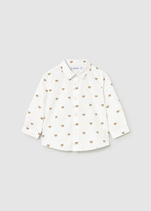 PRE ORDER - NEW AW25 Mayoral Boys Teddy Bear Shirt 2107 87