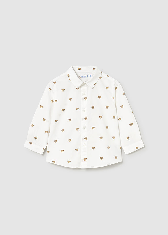PRE ORDER - NEW AW25 Mayoral Boys Teddy Bear Shirt 2107 87