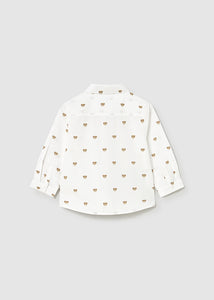 PRE ORDER - NEW AW25 Mayoral Boys Teddy Bear Shirt 2107 87