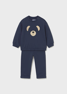 PRE ORDER - NEW AW25 Mayoral Boys Teddy Tracksuit 2597 Blue 57