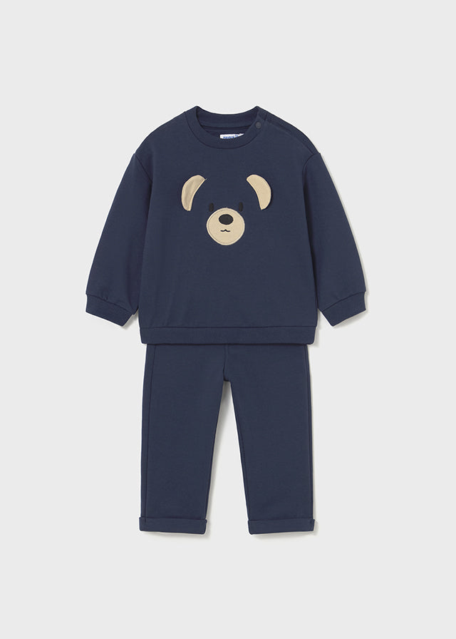 PRE ORDER - NEW AW25 Mayoral Boys Teddy Tracksuit 2597 Blue 57