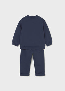 PRE ORDER - NEW AW25 Mayoral Boys Teddy Tracksuit 2597 Blue 57