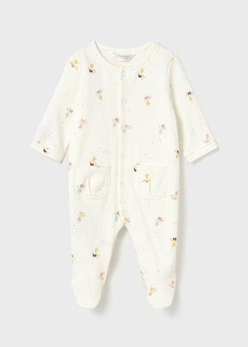 NEW AW25 Mayoral Baby Girls Fairy Print Babygrow 2703 Natural 91