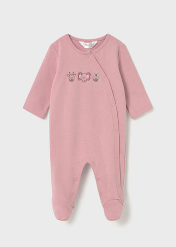 NEW AW25 Mayoral Baby Girls Animal Babygrow 2703 Pink
