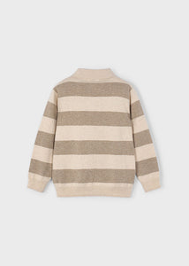 PRE ORDER - NEW AW25 Mayoral Boys Knitted Polo Top 4122 Mole 24