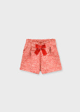 Load image into Gallery viewer, NEW AW25 Mayoral Girls Tweed Shorts Set 4224/4011 Red 37/94