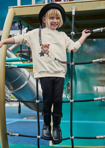PRE ORDER - NEW AW25 Mayoral Girls Leggings Set 4727 Black 56