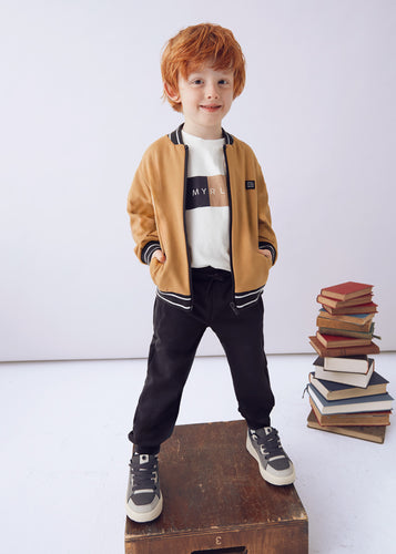 NEW AW25 Mayoral Boys 3 Piece Tracksuit 4810 Caramel 77