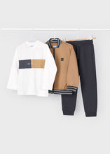 Load image into Gallery viewer, NEW AW25 Mayoral Boys 3 Piece Tracksuit 4810 Caramel 77