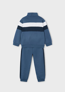 NEW AW25 Mayoral Boys Tracksuit 4811 Steel Blue 82
