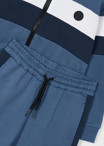 NEW AW25 Mayoral Boys Tracksuit 4811 Steel Blue 82