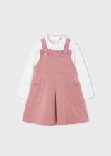 Load image into Gallery viewer, NEW AW25 Mayoral Girls Pinnafore Dress 4914 Pink 22