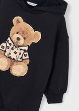 Load image into Gallery viewer, NEW AW25 Mayoral Girls Hoodie Dress 4928 Black 60