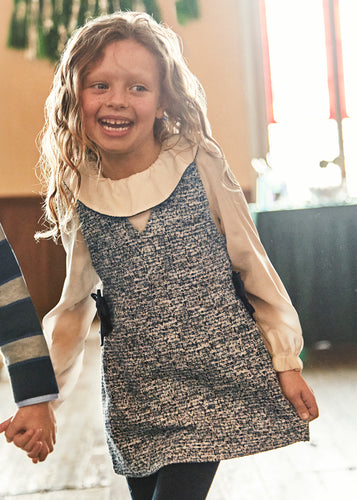 PRE ORDER - NEW AW25 Mayoral Girls Dress 4990 Ocean 36