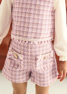 PRE ORDER - NEW AW25 Abel & Lula Girls Shorts Set 5727 Pink