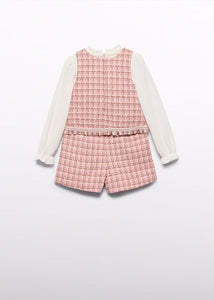 PRE ORDER - NEW AW25 Abel & Lula Girls Shorts Set 5727 Pink