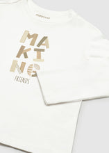 Load image into Gallery viewer, PRE ORDER - NEW AW26 Mayoral Boys T Shirt 108 CREAM/17