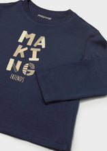 Load image into Gallery viewer, PRE ORDER - NEW AW26 Mayoral Boys T Shirt 108 NAVY/20
