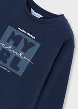 Load image into Gallery viewer, NEW AW26 Mayoral Boys T Shirt 173 NAVY/95