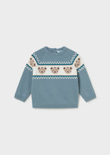 Load image into Gallery viewer, NEW AW26 Mayoral Boys Teddy Bear Jumper 2375 BLUE/59