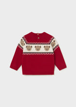 Load image into Gallery viewer, NEW AW26 Mayoral Boys Teddy Bear Jumper 2375 RED/61