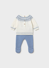 Load image into Gallery viewer, NEW AW26 Mayoral Baby Boys Knitted Outfit 2505 BLUE/68