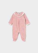 Load image into Gallery viewer, NEW AW26 Mayoral Velour Babygrow 2749 PINK/67
